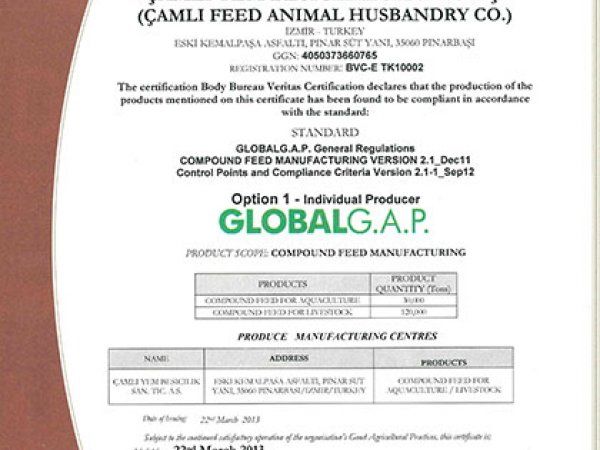 Global GAP Certification