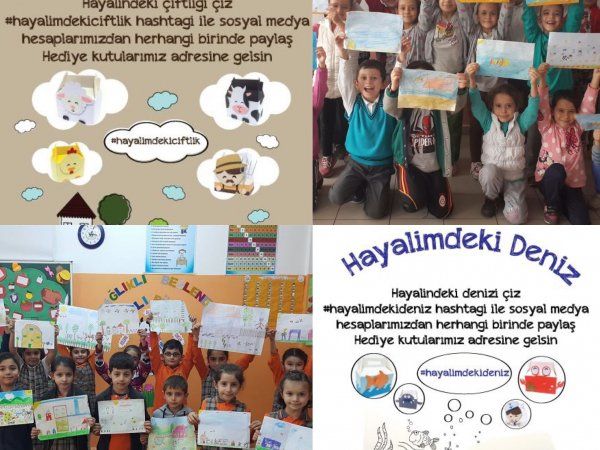 Let Your Children Be Happy with ‘ Hayalimdeki Çiftlik ‘ ( My Dream Farm ) and ‘ Hayalimdeki Deniz ‘ ( My Dream Sea ) Hashtags